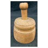 Antique wood butter stamp 6' x 4.5'