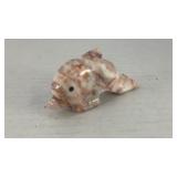 Small stone porpoise 2.75' x 1.25' x 0.75'