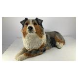 Sandicast Australian Shepherd dog sculpture