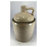 Macomb Stoneware crock jug, about 1 gallon