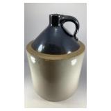 Two-tone stoneware jug, approx 2gal (no markings)