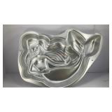16'x11' Mermaid aluminum cake pan mold