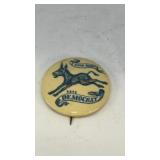 vintage 'vote Democrat' pin