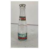 Glass bottle Bills novelty beer salt shaker 4' T