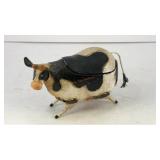 Resin Cow trinket box 4' Long