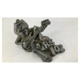 4' Pewter WLRS 102 Radio promo walrus/dude