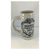 Holiday Folk Fair 1979 beer stein