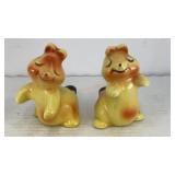 Porcelain baby bunnies salt & pepper shakers