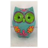 Plaster vintage owl bank 5' T