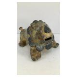 Ceramic lion bank 6.5' L