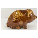 Creamic razorback piggy bank 6' L