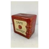 Ceramic Safe deposit bank 4.5' W