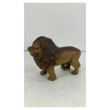 Cast iron lion bank 4.5' L