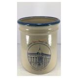 Red Wing stoneware jar w/ Belmont Opera House