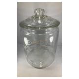 Van Holten's Pickles glass jar w/ lid 12.5' x 8'