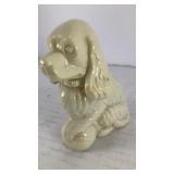 Avon Patchwork white spaniel dog cologne bottle