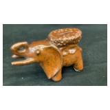 Ceramic elephant coin bank 5' x 3.25' x 2'