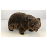 Flock velvet bear bamk 5.5' W