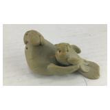Small ceramic seal (Poland) 2.75' x 1.5' x 1.25'