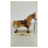 Porcelain saddled horse from Cattle Congress