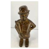 5.5' Policeman cast iron coin bank