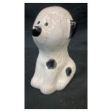Shaggy dog ceramic coin bank 7.5' x 6' x 4.5'
