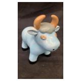 Babe the Blue Ox ceramic coin bank