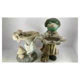 Miss Frog Bird Feeder 6' x 10' w Mushroom feeder
