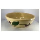 Watt Pottery yellow stoneware 9' mixing bowl