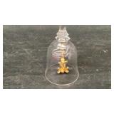 Glass bell w/ Pluto as the clapper 5' x 2.25'