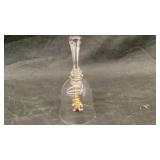 Glass bell w/ Mickey as the clapper 5' x 2.25'