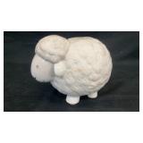 Hallmark ceramic fluffy lamb coin bank