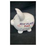 Ceramic Hot Flash Fund piggy bank