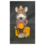 1985 Chuck E Cheese 'Winking Mouse' coin bank