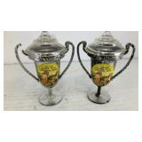 Vilas Zoo plastic trophies salt & pepper shakers