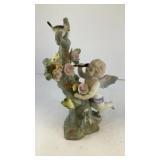LEFTON bisque porcelian cupid figurine 7' T
