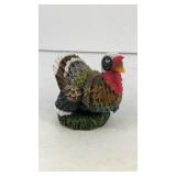 Resin Turkey trinket box 2.5' T