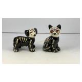 Day of the dead dog Salt & Pepper Shakers