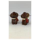 Napping Mexicans ceramic salt and pepper shakers