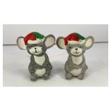 Christmas mice Salt & Pepper shakers