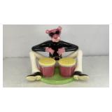 Porcelain Pink Panther salt & pepper shakers