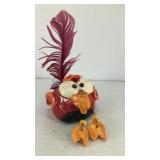 Small porcelain rabbit and crazy chicken