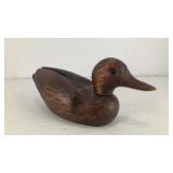 Handcrafted wood duck and stone w/ 10pt buck