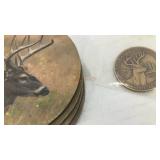 N.A.H.C. Collector medallion and (4) coasters
