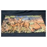 Elk tapestry / rug / buffet cover 37' x 19.5'