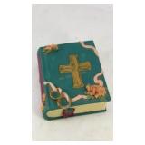 Small Bible resin trinket box 3' x 1.25'