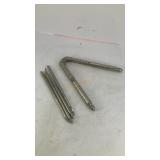 Vintage nut cracker and (4) nut picks
