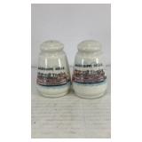 Porcelain Mississippi Bell salt & pepper shakers