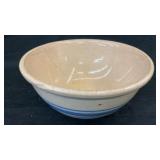 Stoneware ceramic bowl (no markings) 9' x 4.5'