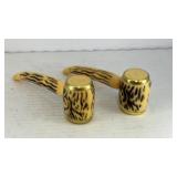 Acrylic KY smoking pipes salt & pepper shakers
